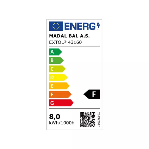 Lampa stolní s lupou, usb napájení, černá, 2400lm, 3 barvy světla, 5x zvětšení EXTOL LIGHT 43160