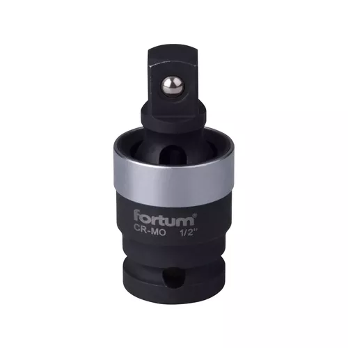 Nástavec rázový kloubový, z vnitřního 1/2" na vnější 1/2" čtyřhran, crmo FORTUM 4790010