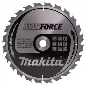 Makita B-32188 kotouč pilový dřevo MAKFORCE 355x3x30mm 24Z = old B-08274