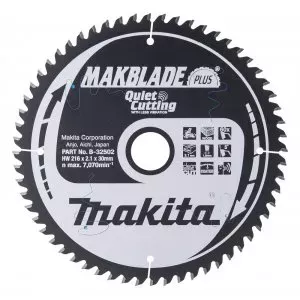 Makita B-32502 kotouč pilový dřevo MAKBLADEplus 216x2.1x30mm 60Z = old B-08676