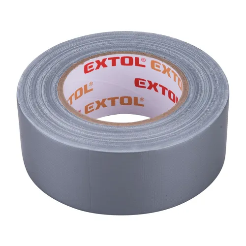 Páska lepicí textilní/univerzální, 50mm x 50m tl.0,18mm, šedá EXTOL PREMIUM 8856312
