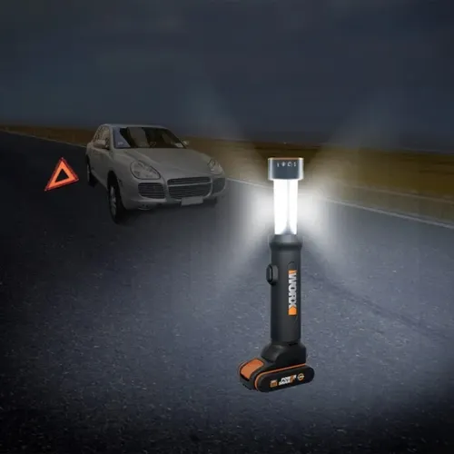 Worx WX027.9 - Aku LED svítilna 20V - bez akumulátoru - Powershare