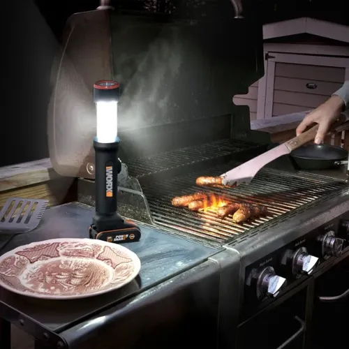 Worx WX027.9 - Aku LED svítilna 20V - bez akumulátoru - Powershare