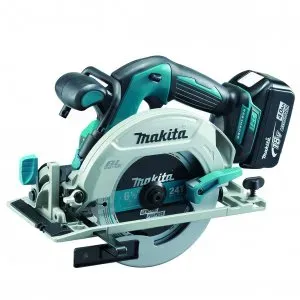 Makita DHS680RTJ Aku bezuhlíková okružní pila Li-ion LXT 18V/5,0Ah ,Makpac