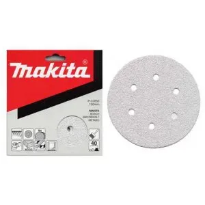 Makita P-37736 papír brusný suchý zip 150mm 6 děr K400, 10ks