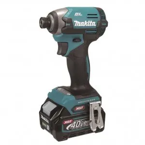 Makita TD003GA201 Aku rázový šroubovák 1/4"Li-ion XGT 40V/2,0Ah,Makpac