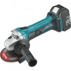 Makita DGA452RTJ Aku úhlová bruska 115mm Li-ion LXT 18V/5,0Ah,Makpac