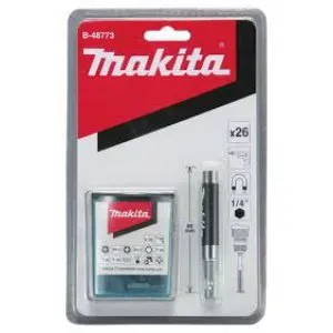 Makita B-48773 sada bitů 1/4" 26 ks s nástavcem 80 mm v blistru
