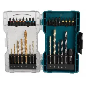Makita E-07054 sada bitů a vrtáků 29 ks v plastové krabičce