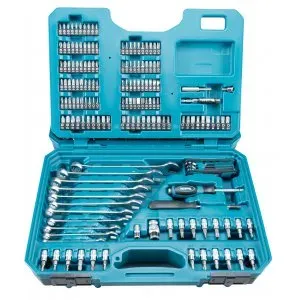 Makita E-10883 sada bitů 1/4" a montážních klíčů 221 ks v plastovém kufru