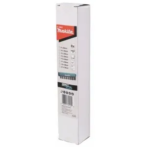 Makita E-16601 sada nástrčných klíčů čtyřhran 1/2" IMPACT BLACK 8 ks v textilním pouzdru