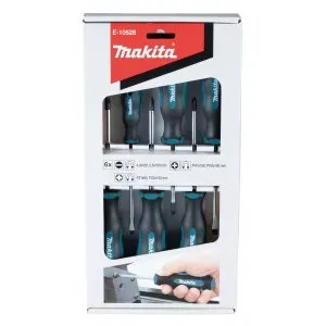 Makita E-10528 sada šroubováků 6 ks (4 ks SL+2 ks PH+2 ks PZ)