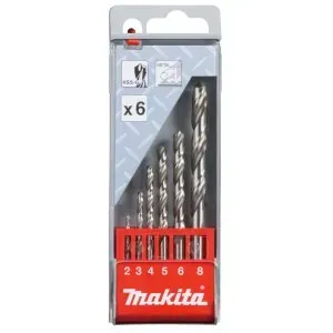 Makita D-54019 sada vrtáků s válcovou stopkou do kovu HSS-G 13 ks v kovové krabičce