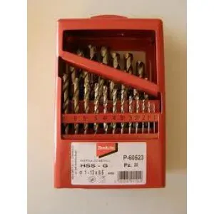 Makita P-60523 sada vrtáků s válcovou stopkou do kovu HSS-G 25 ks v kovové krabičce