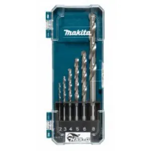Makita D-75742 sada vrtáků s válcovou stopkou do kovu HSS-G 6 ks v plastové krabičce