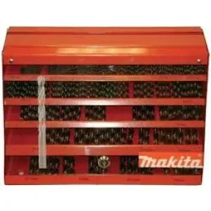 Makita P-60539 sada vrtáků s válcovou stopkou do kovu HSS-G 655 ks v kovovém boxu