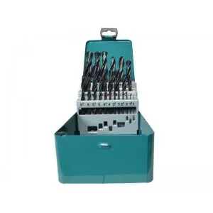Makita D-54097 sada vrtáků s válcovou stopkou do kovu HSS-R 25 ks v kovové krabičce