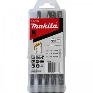 Makita B-54704 sada vrtáků SDS-Plus 5 ks v plastové krabičce