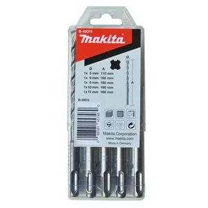 Makita B-49074 sada vrtáků SDS-Plus V-Plus 5 ks v plastové krabičce