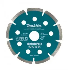 Makita B-53796 kotouč řezný diamantový 125x22.23mm pro aku úhlové brusky STOP
