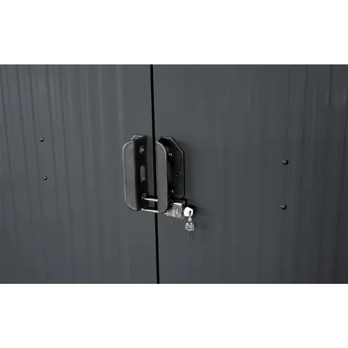 Riwall PRO RMSA 6x8 Anthracite zahradní domek kovový 2,4 x 1,7 m se sedlovou střechou Antracit