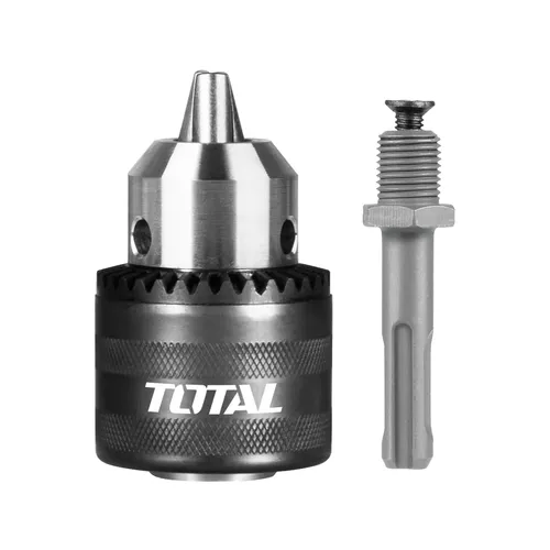 Hlava na vrtačku s redukcí, industrial, průměr vrtáku: 1,5-13mm TOTAL TAC451301.1