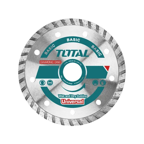 Kotouč diamantový řezný, turbo, suché i mokré řezání TOTAL TAC2131153