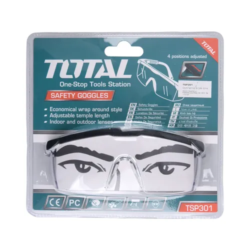 Brýle ochranné, industrial, čiré TOTAL TSP301