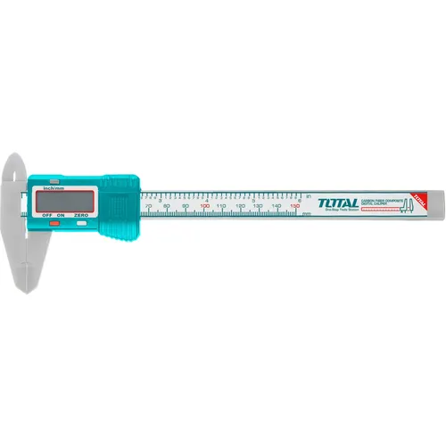 Měřítko posuvné digitální, rozsah 0-150mm/0,1mm TOTAL TMT331501