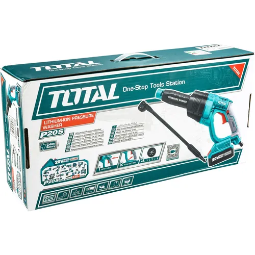 Tlaková myčka aku 20v li-ion, nabíječka a baterie (1x 4000mah) TOTAL TPWLI20084