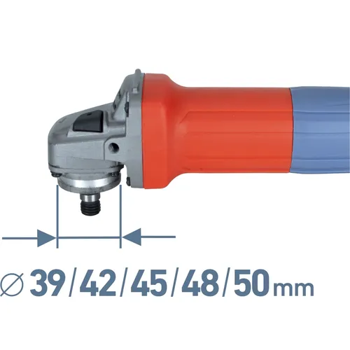 Kryt odsávací pro broušení úhlovou bruskou, o125mm s kartáčovým věncem EXTOL PREMIUM 8807020