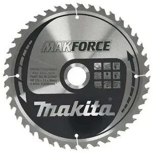 Makita B-32362 kotouč pilový dřevo MAKFORCE 235x2.6x30mm 40Z = old B-08523