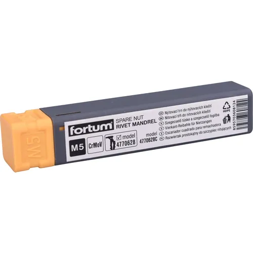 Trn na nýtovací matice do nýt. kleští 4770628, m5 FORTUM 4770628C