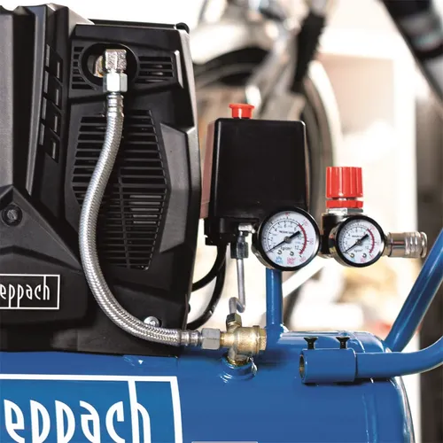Scheppach HC 25 Si tichý bezolejový dvouválcový kompresor 24 l
