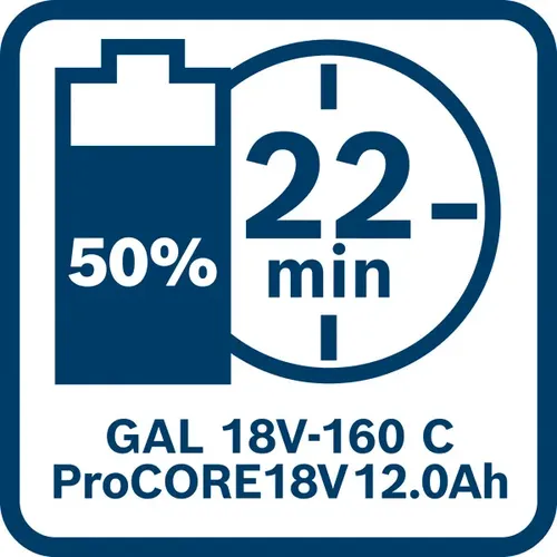 Nabíječka GAL 18V-160 C &GCY42 BOSCH 1600A019S6