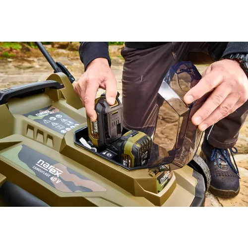 Akumulátorová sekačka na trávu CAMOUFLAGE NAREX CST 430