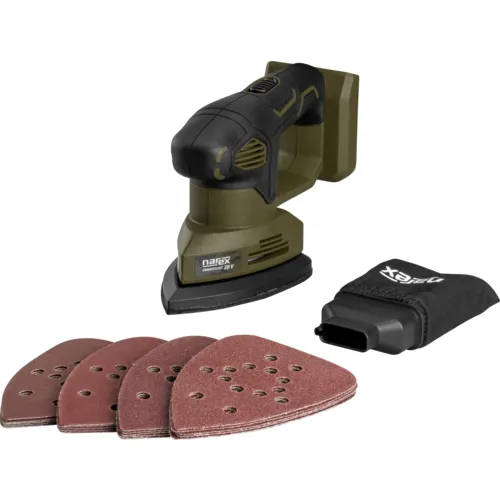 Akumulátorová vibrační bruska CAMOUFLAGE NAREX CBD 140