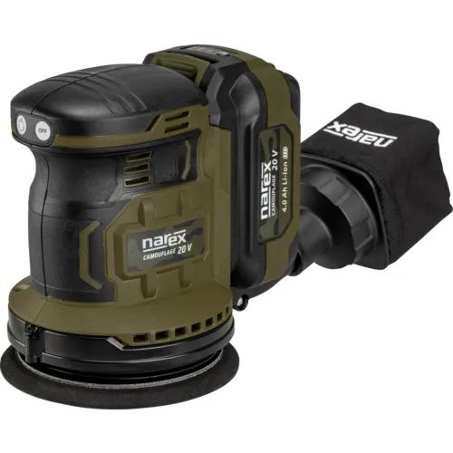 Akumulátorová excentrická bruska CAMOUFLAGE NAREX CBE 125-3