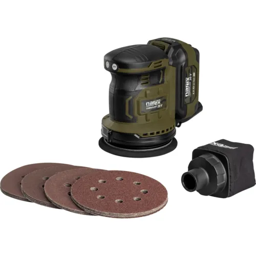 Akumulátorová excentrická bruska CAMOUFLAGE NAREX CBE 125-3