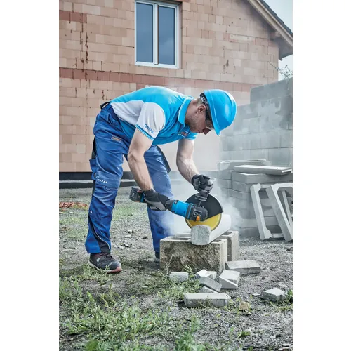 Akumulátorová úhlová bruska s velkým prořezem NAREX ABU 230-610 B