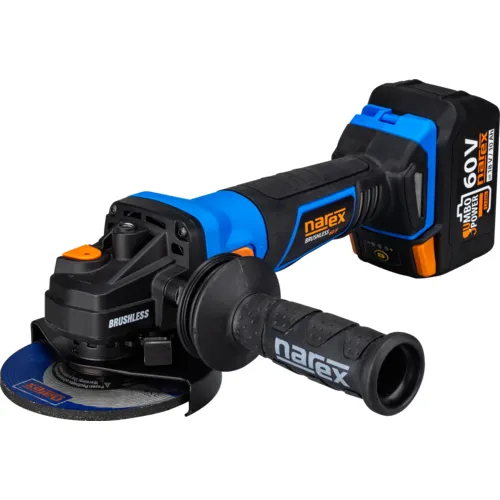 Akumulátorová úhlová bruska s výkonem 1 000 W NAREX ABU 125-610 B
