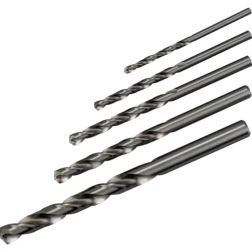 Vybrušované vrtáky pro běžné každodenní vrtání do oceli NAREX 25-SET HSS-G MSP