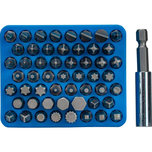 54dílná sada bitů s magnetickým organizérem NAREX 54-Bit Box M