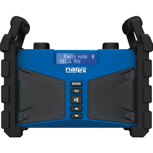 Přenosné pracovní rádio s funkcí Bluetooth a Powerbanky NAREX BT-02