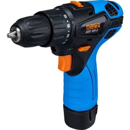 Kombinovaný set 12V e-POWER vrtacího šroubováku a 12V e-POWER kompaktní svítilny NAREX ASV 122-SET