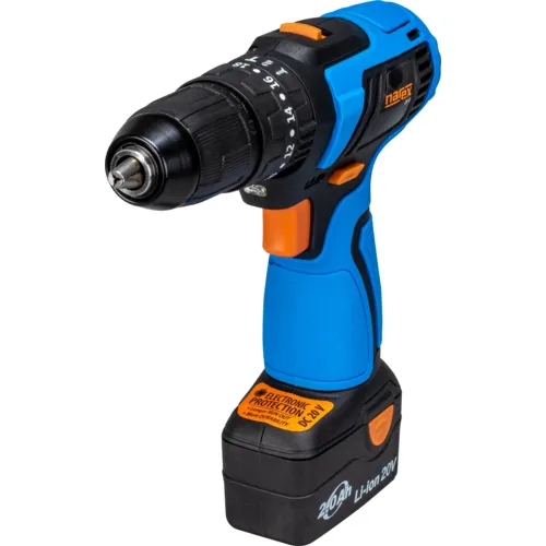 20V e-POWER příklepový šroubovák NAREX ASP 202-2