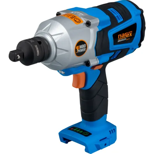 60V BRUSHLESS JUMBO POWER bezuhlíkový rázový utahovák s regulací výkonu pro nejnáročnější použití NAREX ASR 600-3HTB
