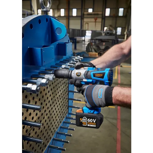 60V BRUSHLESS JUMBO POWER bezuhlíkový rázový utahovák s regulací výkonu pro nejnáročnější použití NAREX ASR 600-3HTB