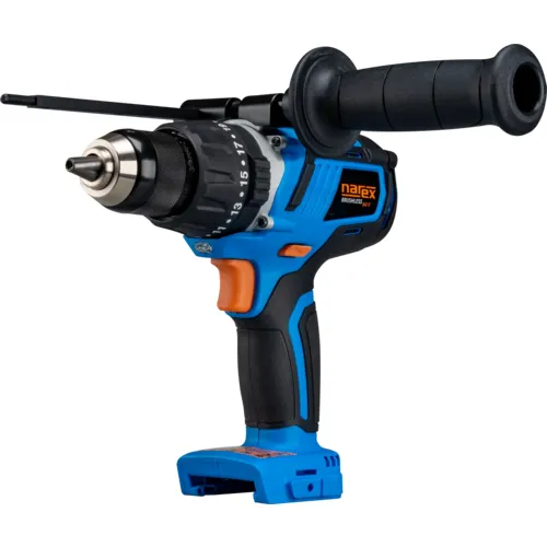 60V BRUSHLESS JUMBO POWER bezuhlíková příklepová vrtačka/šroubovák NAREX ASP 600-2B