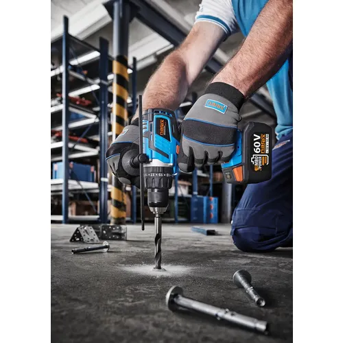 60V BRUSHLESS JUMBO POWER bezuhlíková příklepová vrtačka/šroubovák NAREX ASP 600-2B